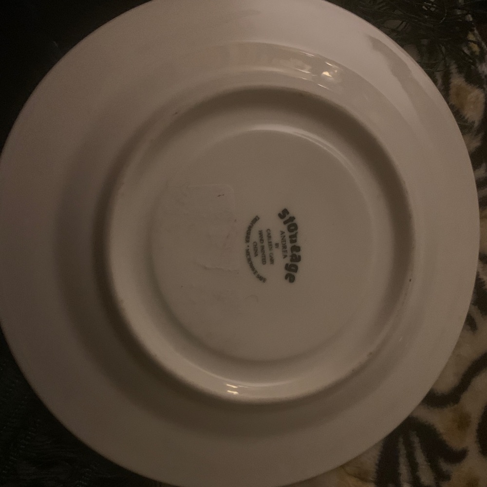 Small  glass  decorative plate